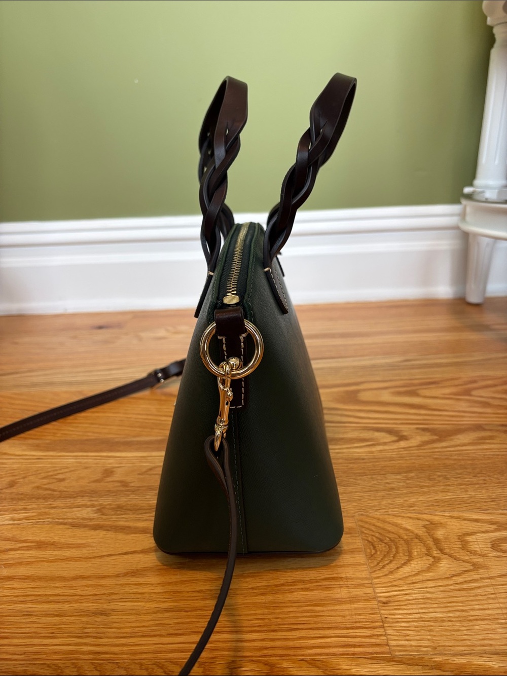 EUC Dooney & Bourke Saffiano small Heidi Satchel - Picture 5 of 8